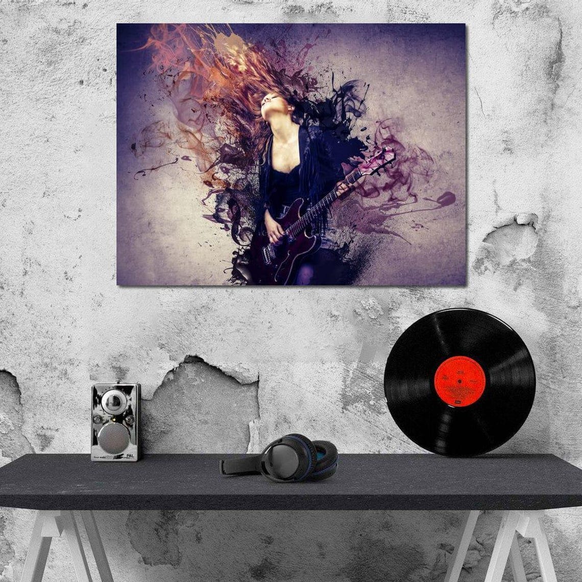 Guitar Splash - Music Art Print - Image 4
