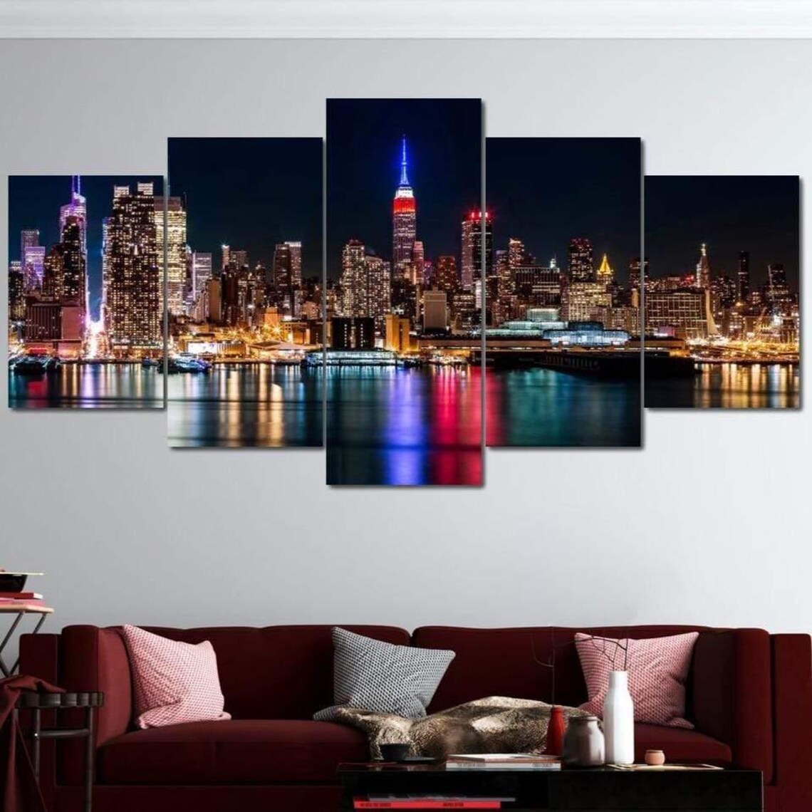 New York City Skyline, Cityscape Art Print - Image 4