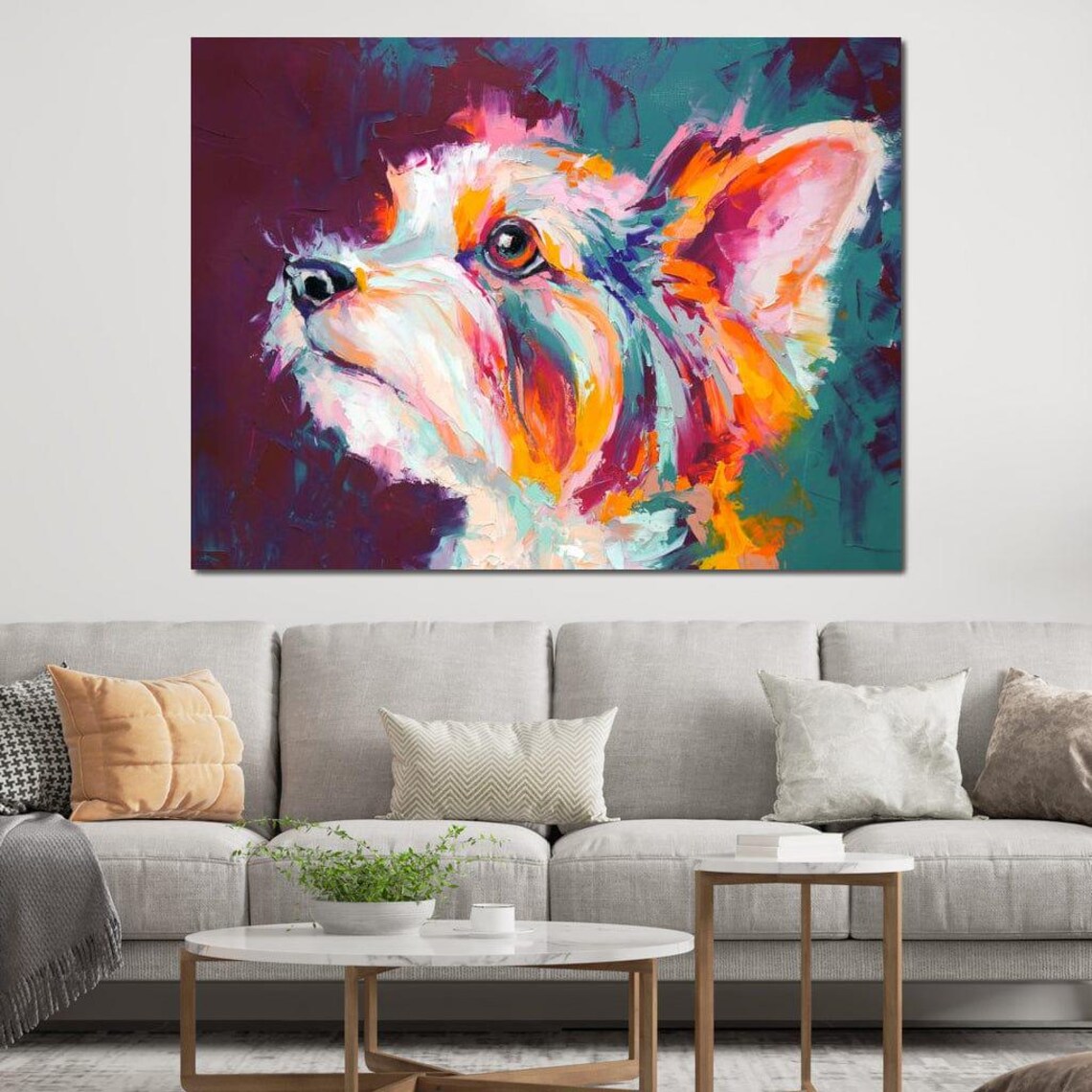 Yorkshire Terrier Pop Art Print, Modern Home Decor - Image 3