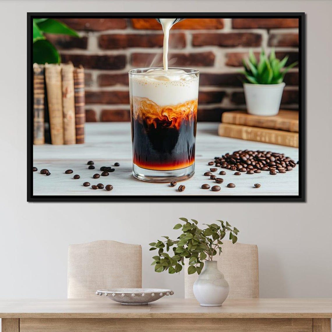 Brewed Coffee Delight Coffee Lover Wall Art Home Decor For Kitchen Cafe Rich Cafe Aesthetic By Nichecanvas - Image 4