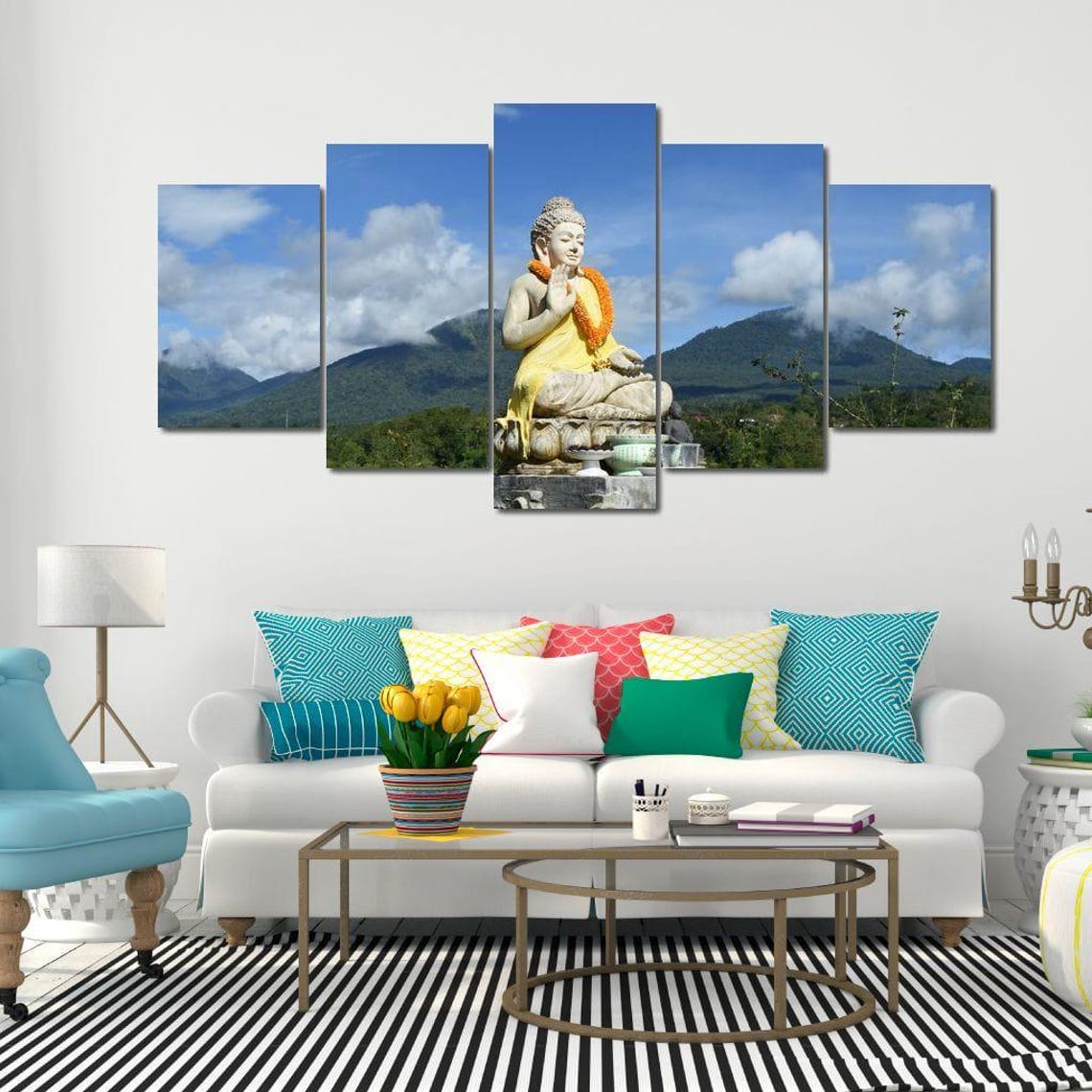 Buddha Landscape, Zen Wall Art Print