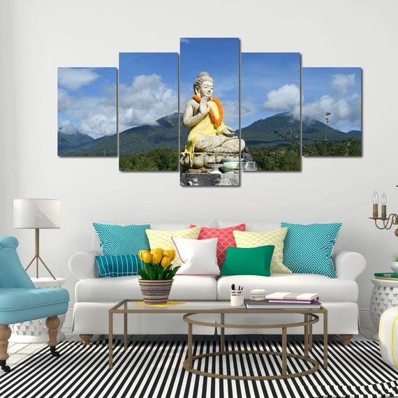 Buddha Landscape, Zen Wall Art Print