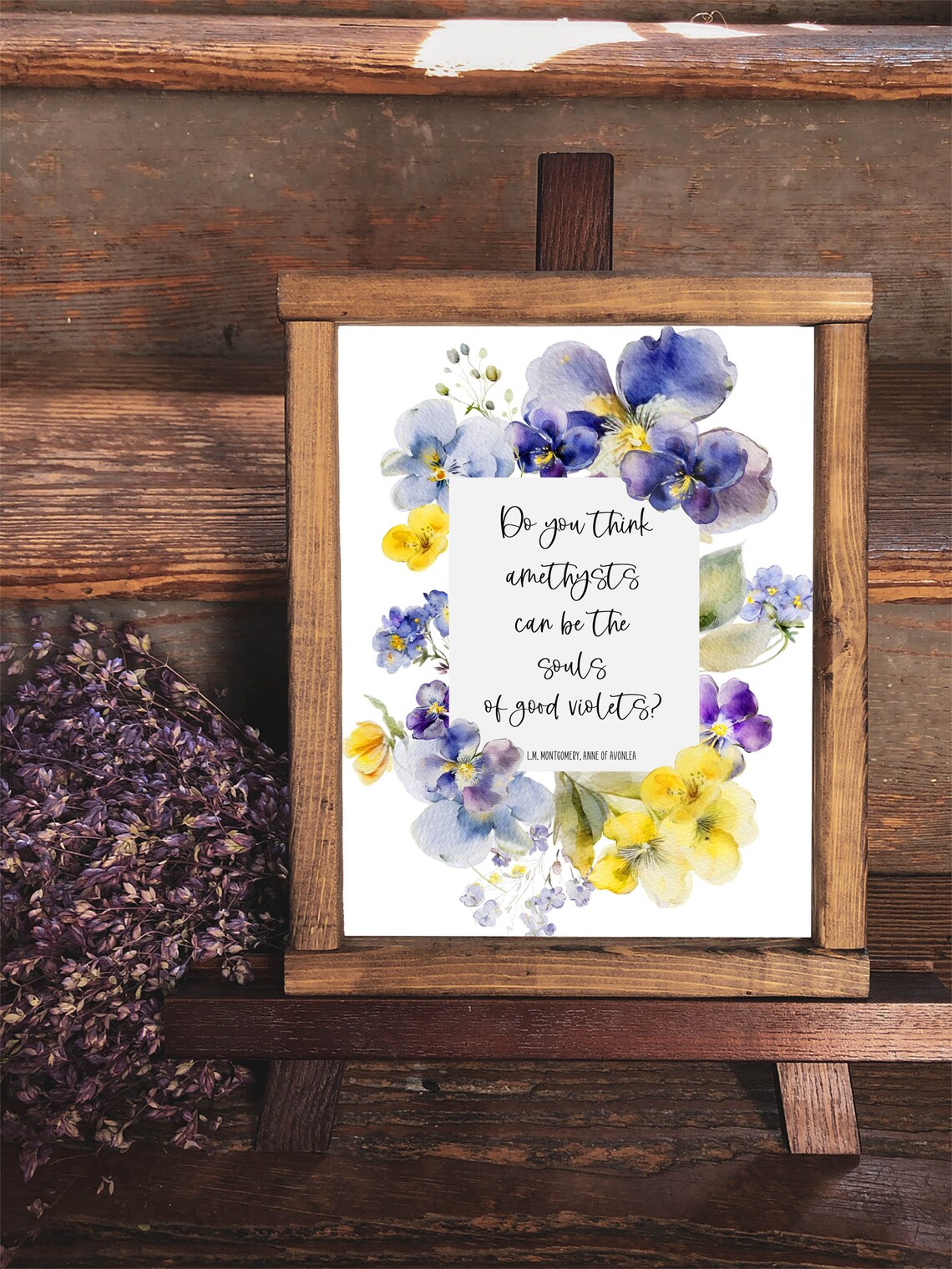 Anne Of Green Gables Quote Art Print, Spring Decor