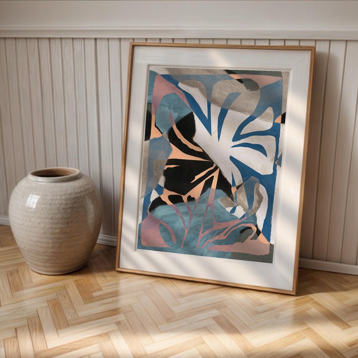 Abstract Flower No1 Modern Art Print - Image 3