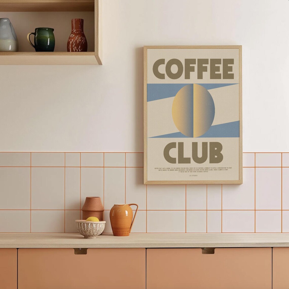 Coffee Club No1 Modern Poster - Image 4