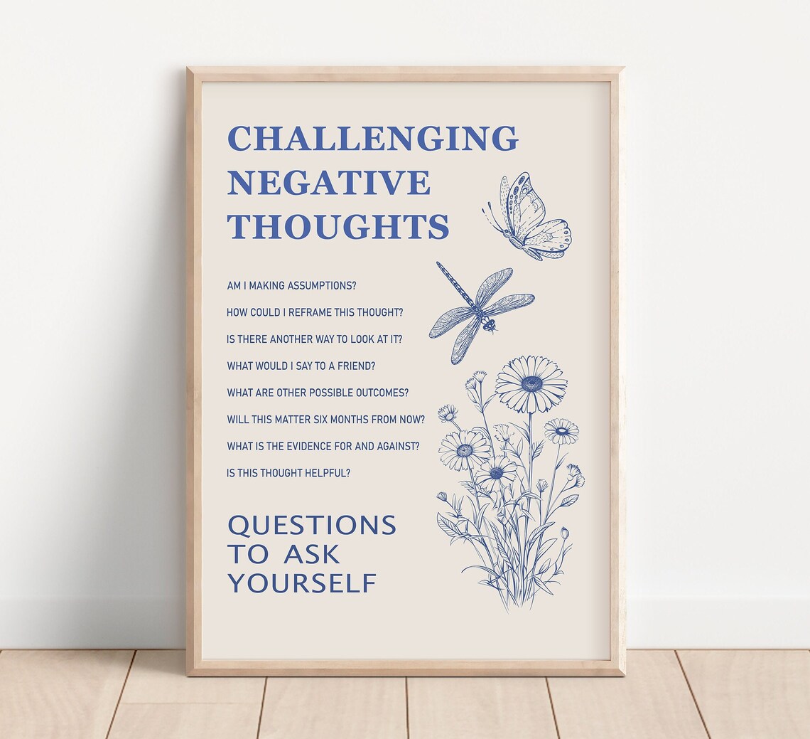 Mental Health Retro Psychology Art Prints - Image 2