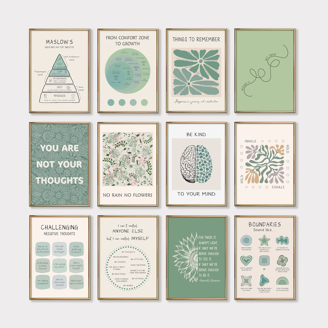 Mental Health Posters for Counselor Office Decor - Image 3
