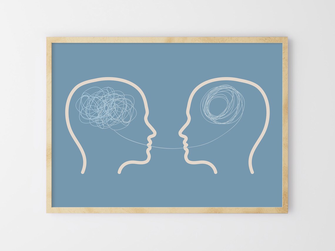 Therapy Office Decor Mental Health Art Print - Image 3