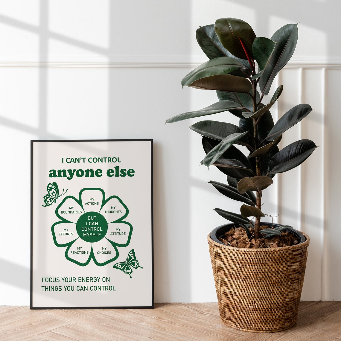 I Cant Control Anyone Else Focus Energy on Things I Can Control Poster - Image 3