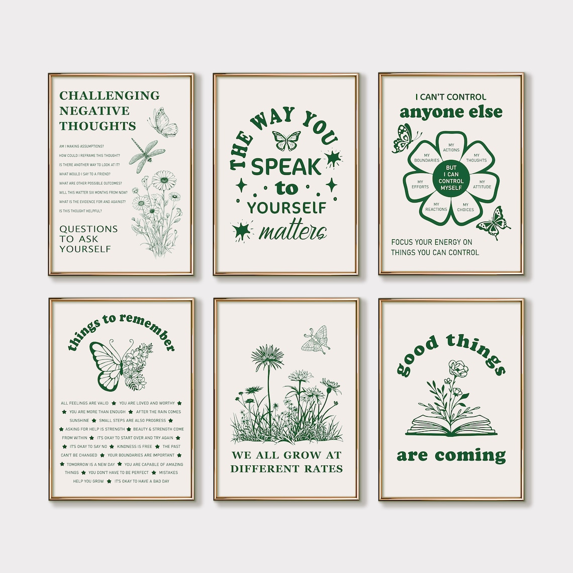 Mental Health Prints, Therapy Office Decor Poster - Image 5