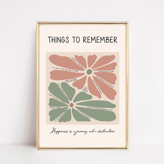 Mental Health Posters, Psychology Office Wall Art Prints