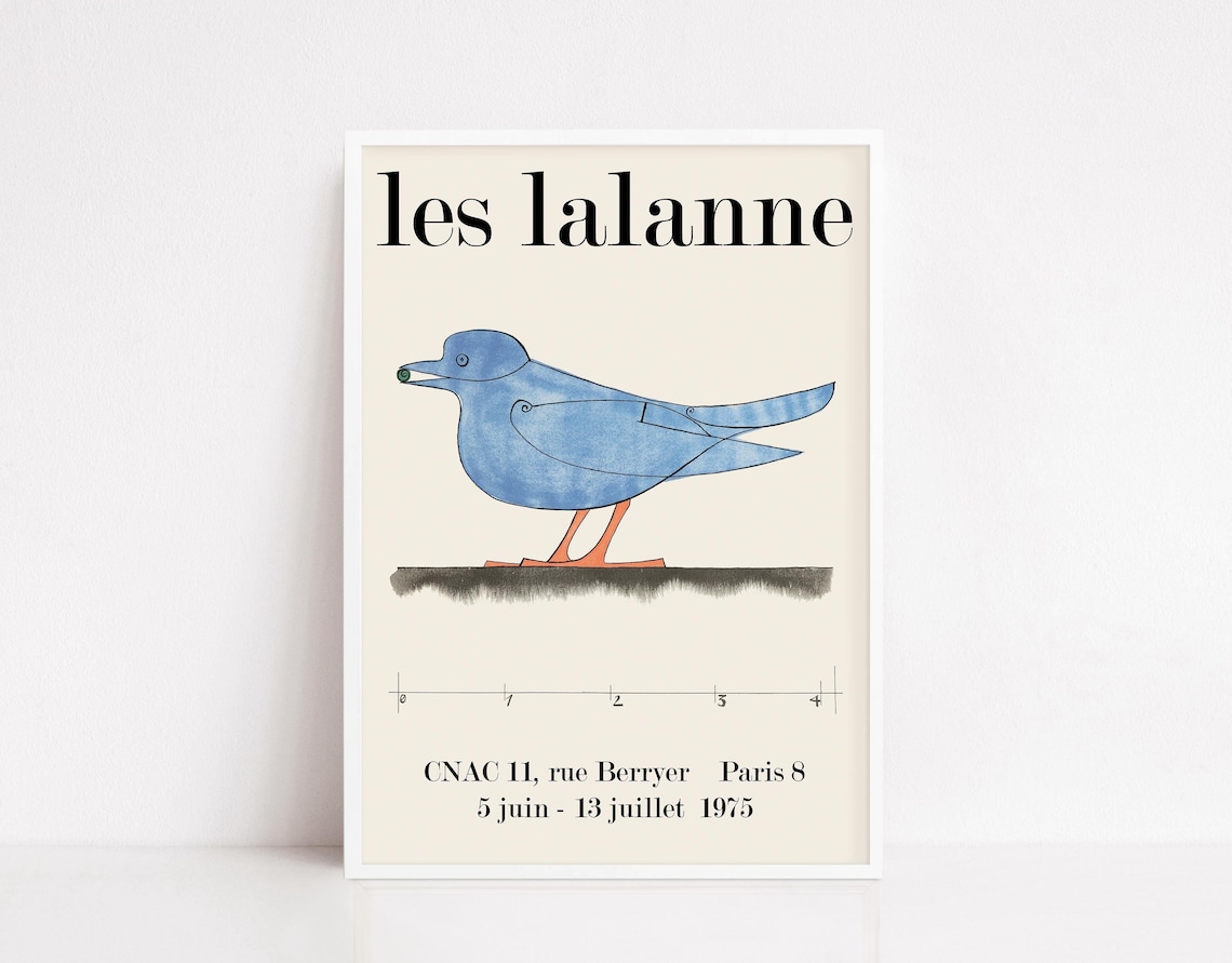 Les Lalanne Bird Exhibition Poster Art Print