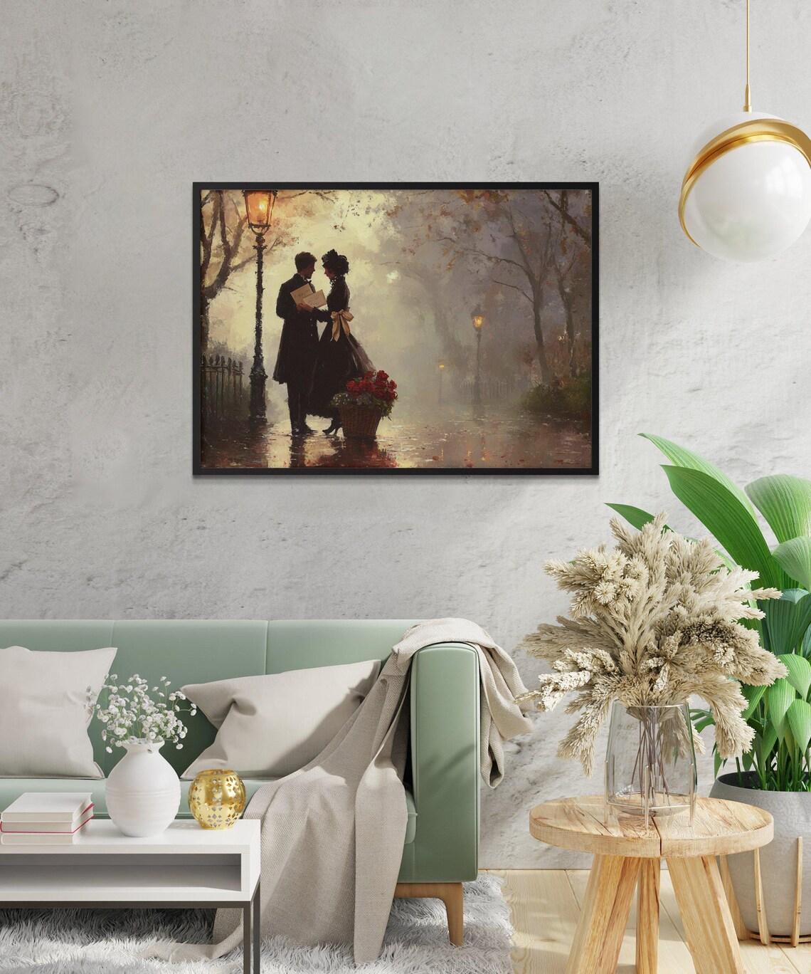 Romantic Couple in Vintage Setting, Victorian Era - Image 2