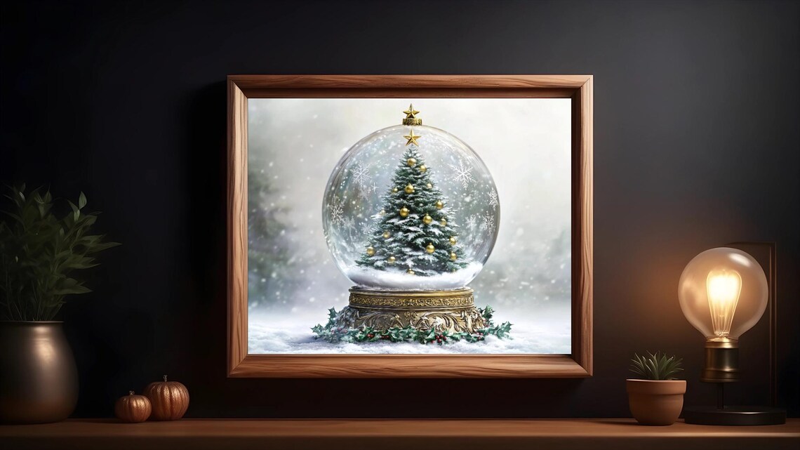 Elegant Christmas - Contemporary Travel Poster