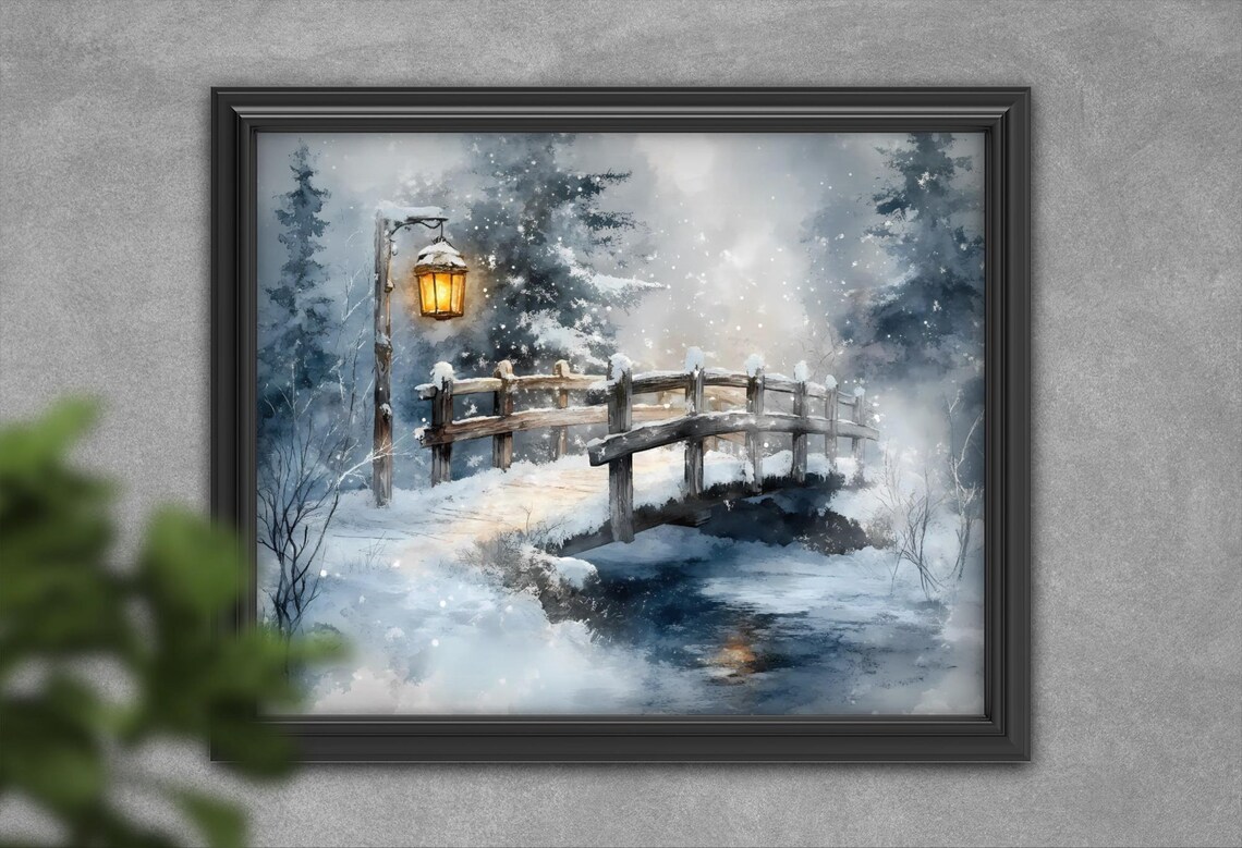 Winter Wonderland - Contemporary Travel Poster
