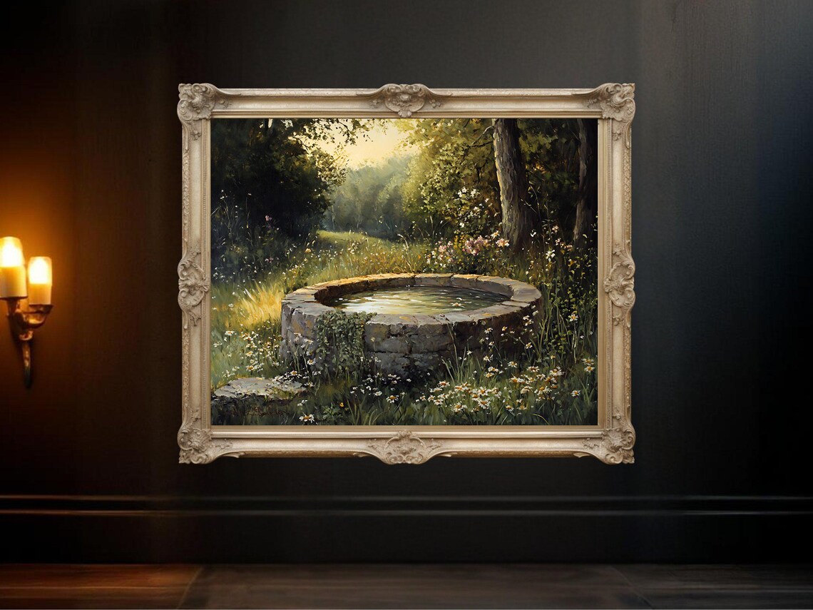 Enchanting Forest, Rustic Nature Decor Print