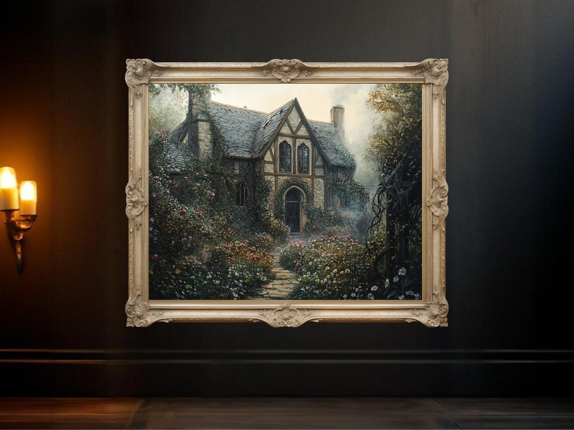 Enchanting Cottage - Contemporary Travel Poster