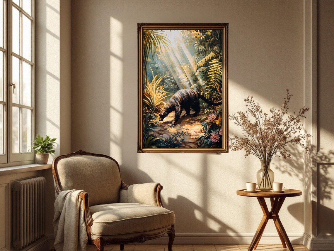 Jungle Wildlife Art Print, Exotic Nature Safari Decor - Image 2