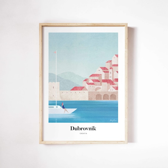 Dubrovnik by Henry Rivers, Travel Poster