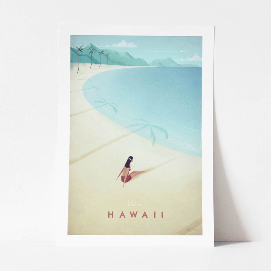 Hawaii Vintage Retro Travel Poster Print - Image 4