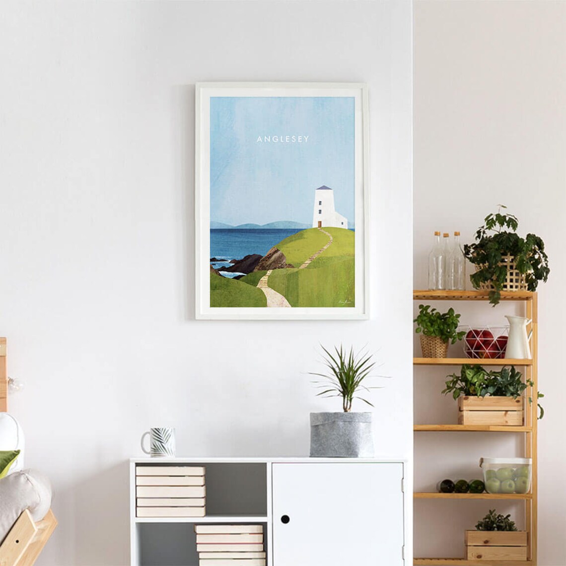 Anglesey Llanddwyn Island Lighthouse Travel Poster - Image 4