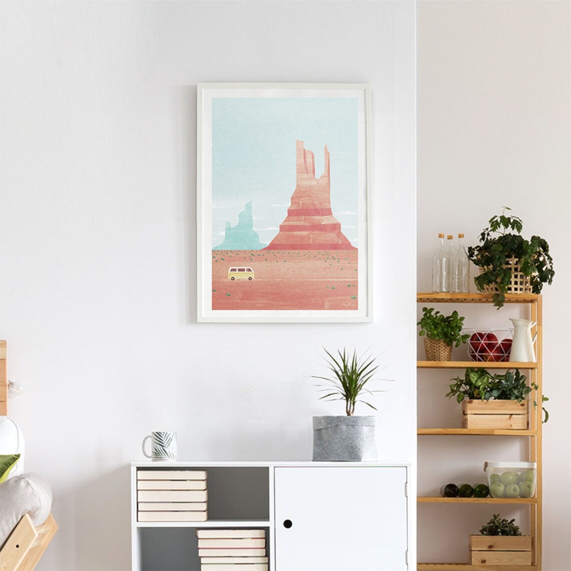 Monument Valley By Henry Rivers Art Print - Image 4