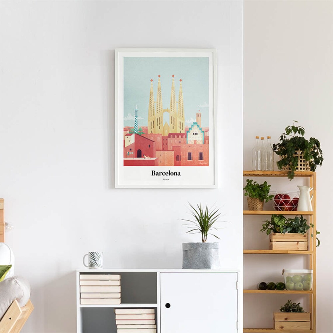 Barcelona by Henry Rivers, Sagrada Familia Art Print - Image 4