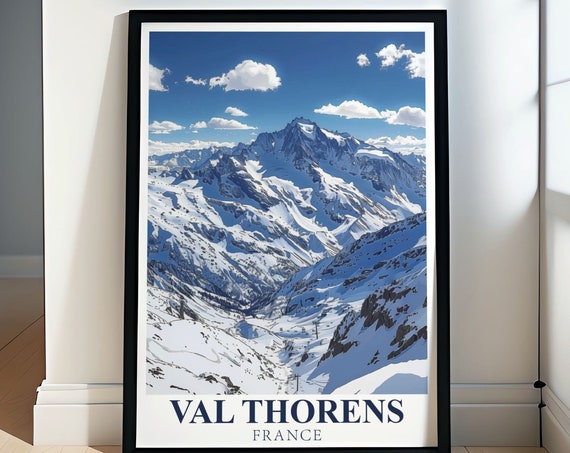 Val Thorens Wall Art Cime Caron Ski Resort Wall Art Val Thorens Ski Resort Art Thrill Of Val Thorens With Stunning Ski Resort Decor
