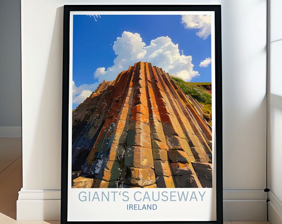 Giants Causeway Basalt Columns County Antrim Northern Ireland Poster