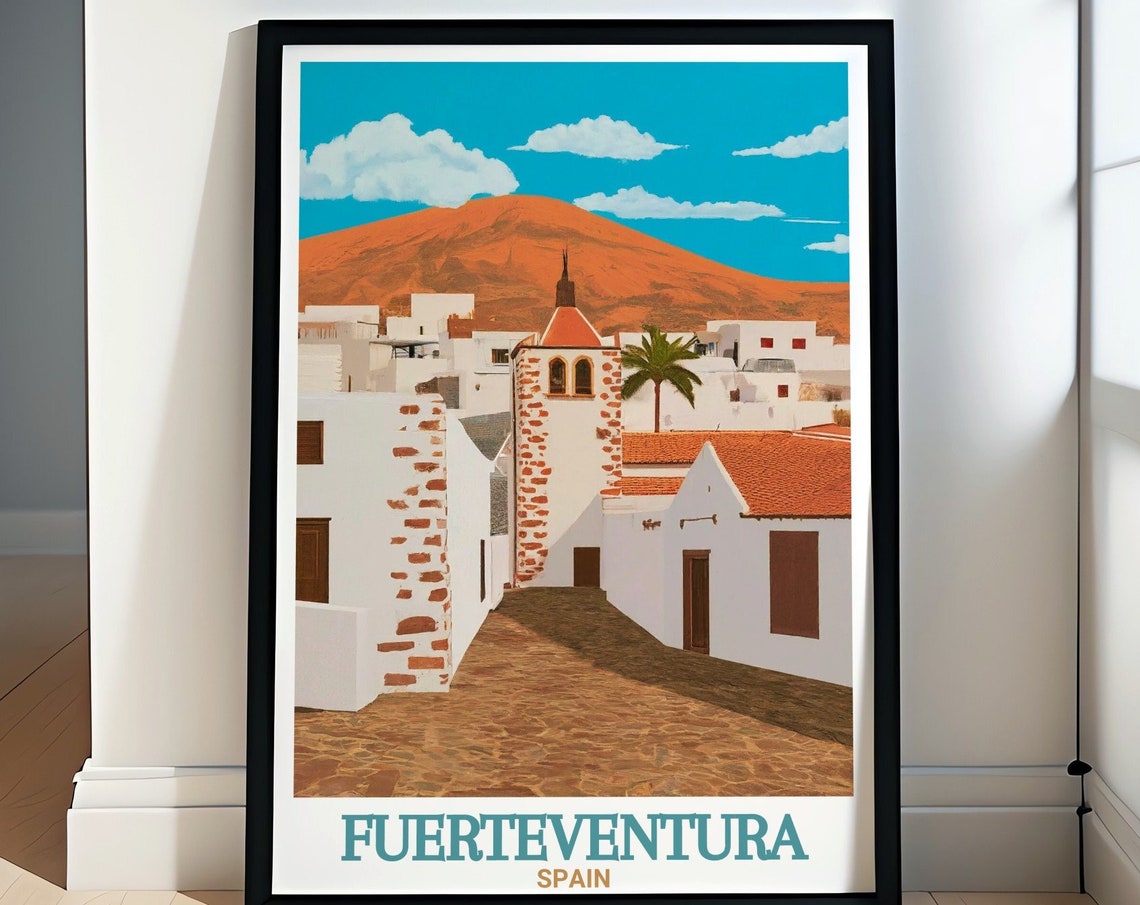 Fuerteventura Prints Betancuria Art Gifts Spain Travel Prints Fuerteventura Coast Art And Spain Travel Gifts Betancuria Travel Posters