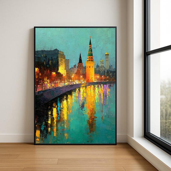 High Resolution Landmark Oil Painting