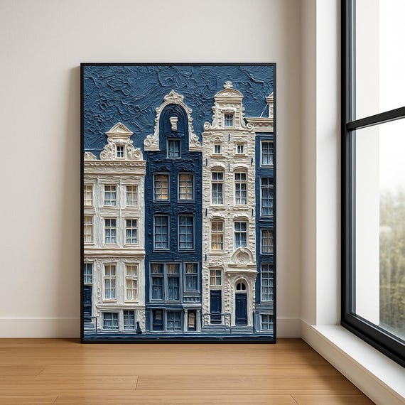 High Resolution Landmark Oil Painting