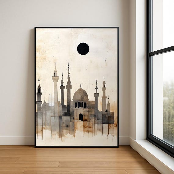 High Resolution Landmark Oil Painting