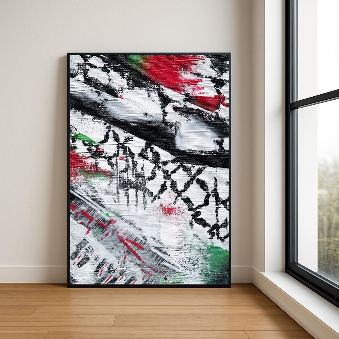 Palestine Art Print Palestinian Wall Collection Middle Eastern Decor Abstract Traditional Designs