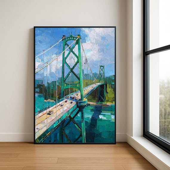 High Resolution Landmark Oil Painting