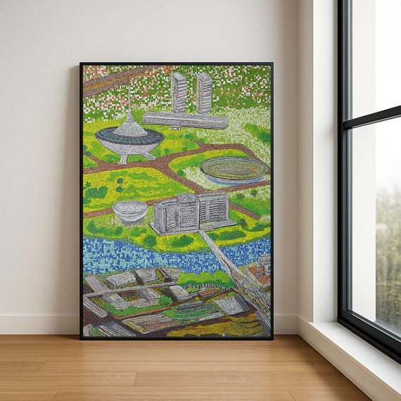 High Resolution Landmark Oil Painting