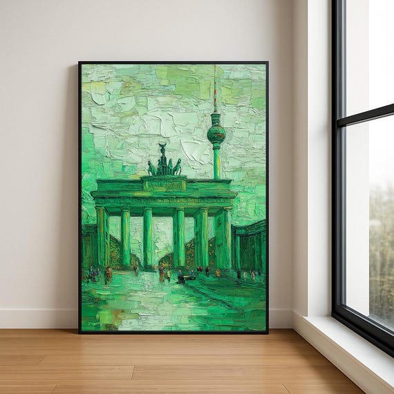 High Resolution Landmark Oil Painting