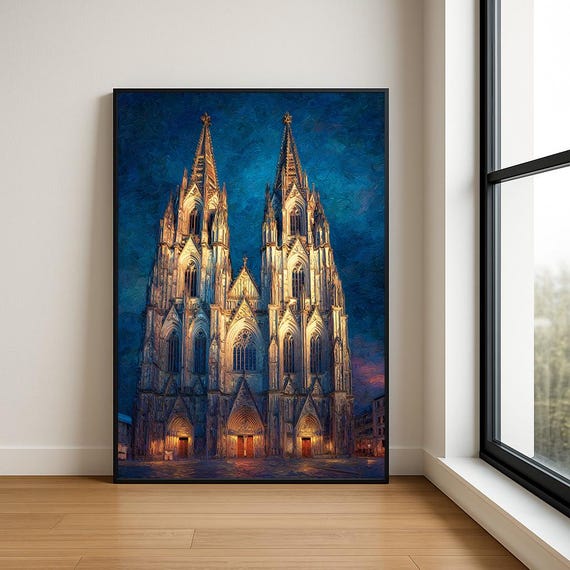 High Resolution Landmark Oil Painting