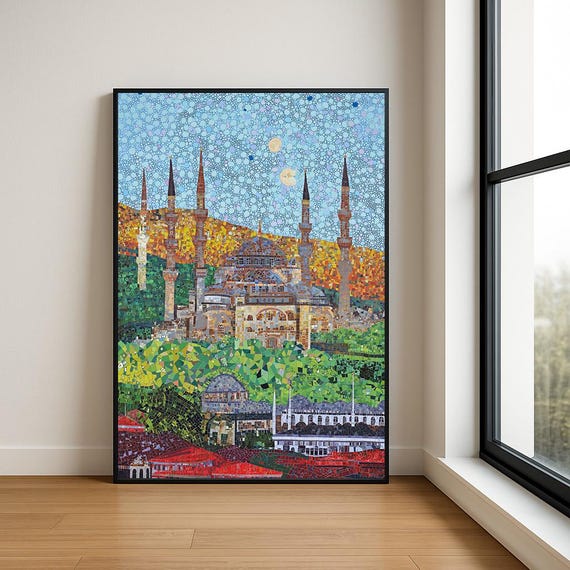 High Resolution Landmark Oil Painting