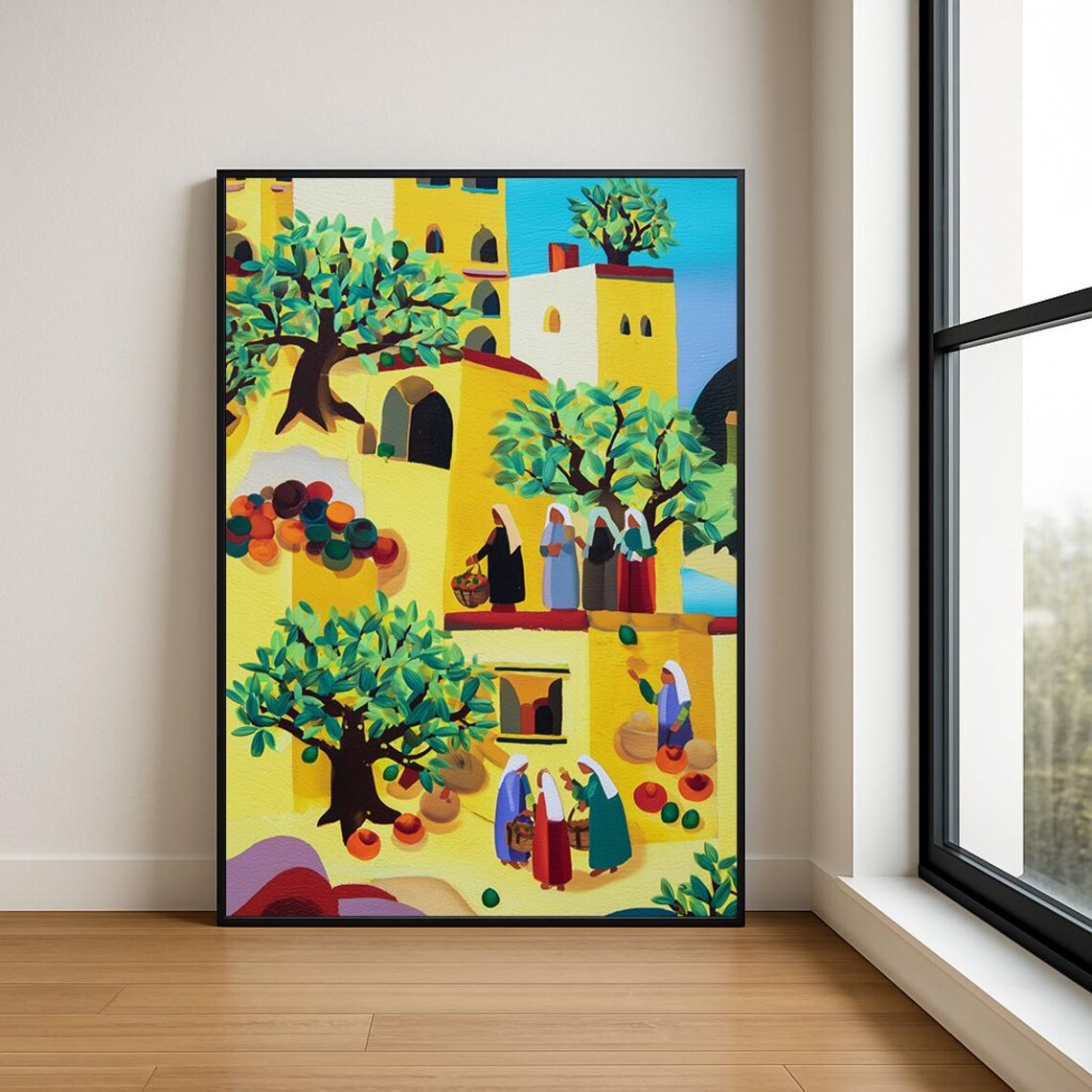 Palestine Art Print Palestinian Wall Collection Middle Eastern Decor Abstract Traditional Designs
