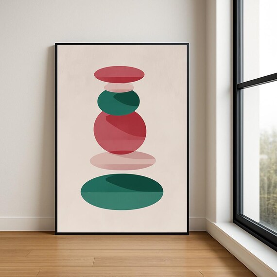 High Resolution Abstract Geometric Wall Art
