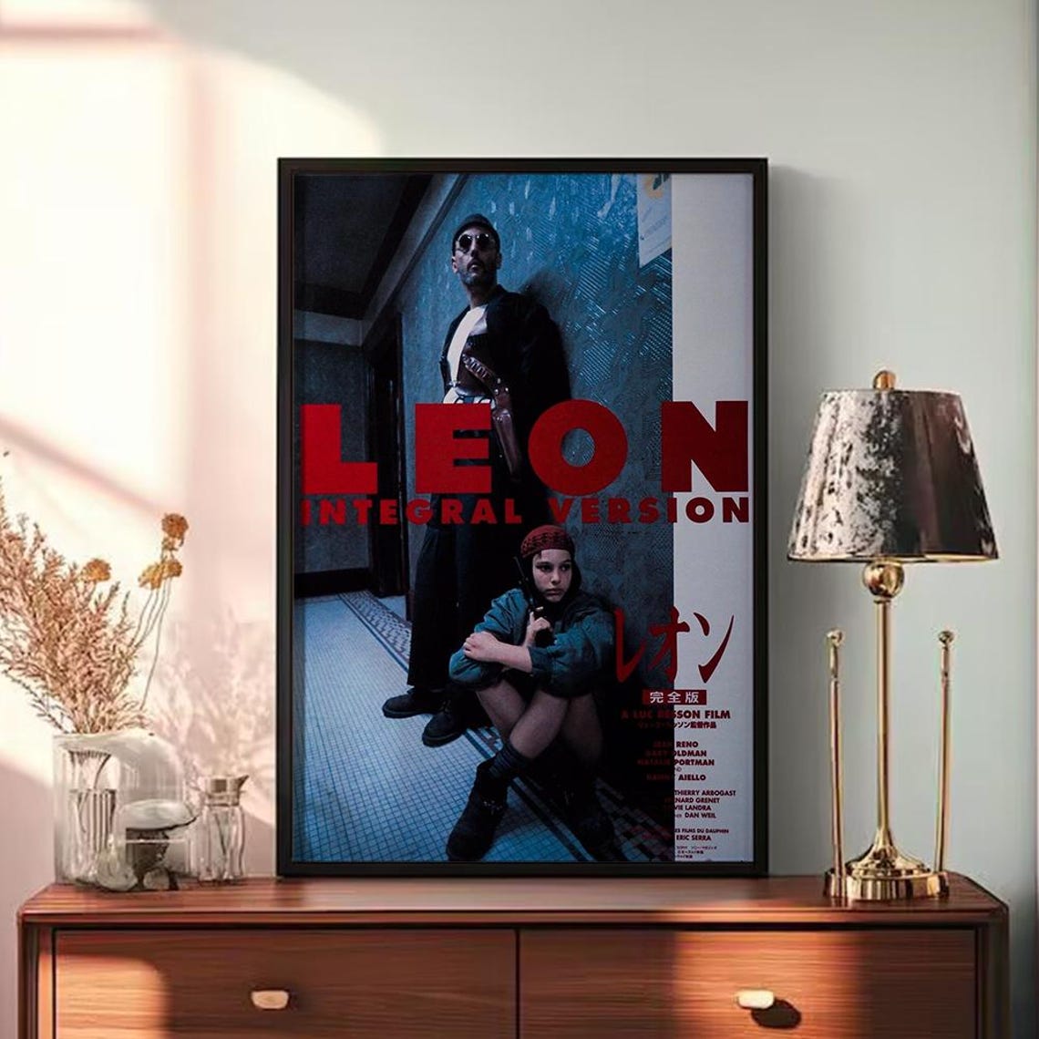 Leon The Professional Integral Version Japanese Luc Besson Film Poster - Image 3