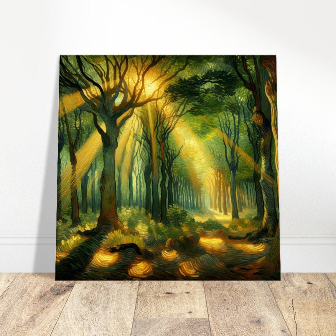 Van Gogh Style Luminous Canopy Oil Painting Print Impressionism Living Roombedroom Wall Prints Housewarming Gift - Image 4