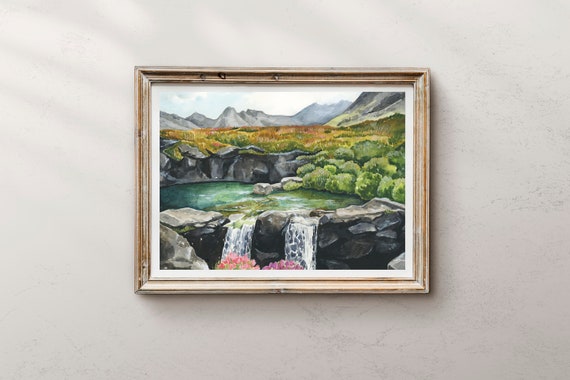 Fairy Pools Isle Of Skye, Scottish Art Print