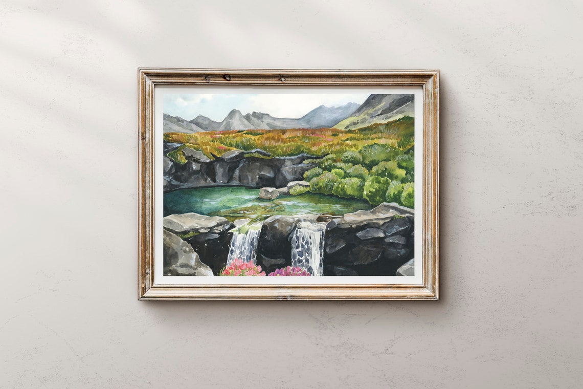 Fairy Pools Isle Of Skye, Scottish Art Print