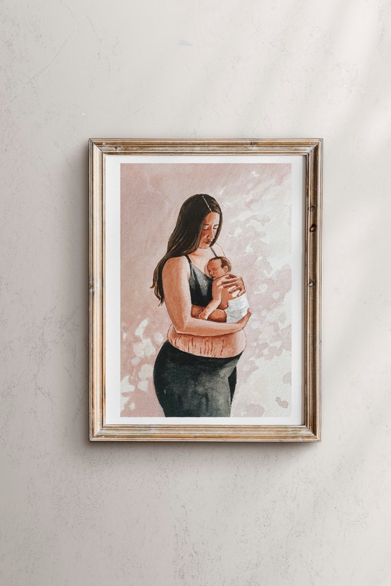 Marked By Love, Motherhood Nursery Art Print