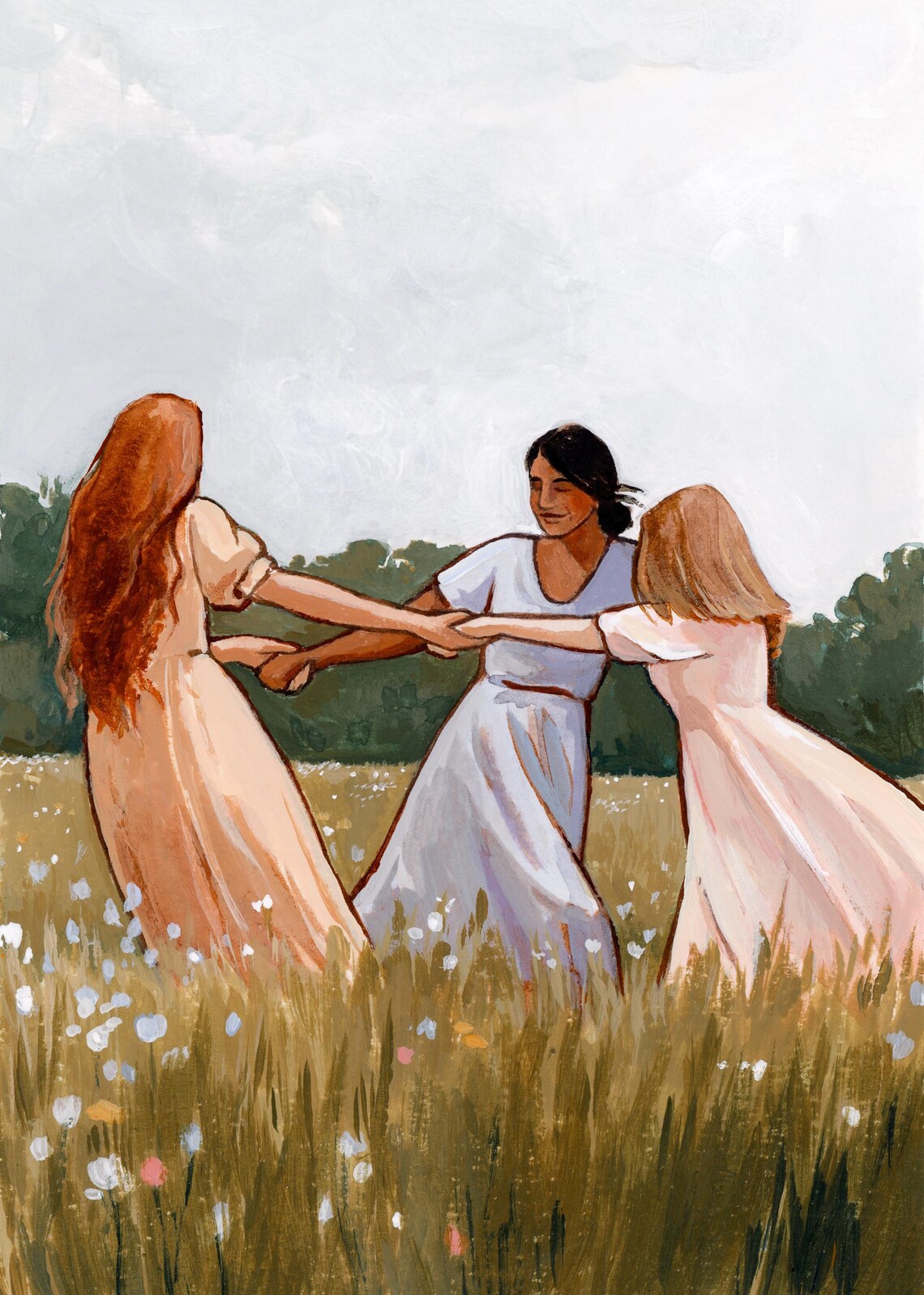 We Dance With Joy Women Dancing, Art Print - Image 2