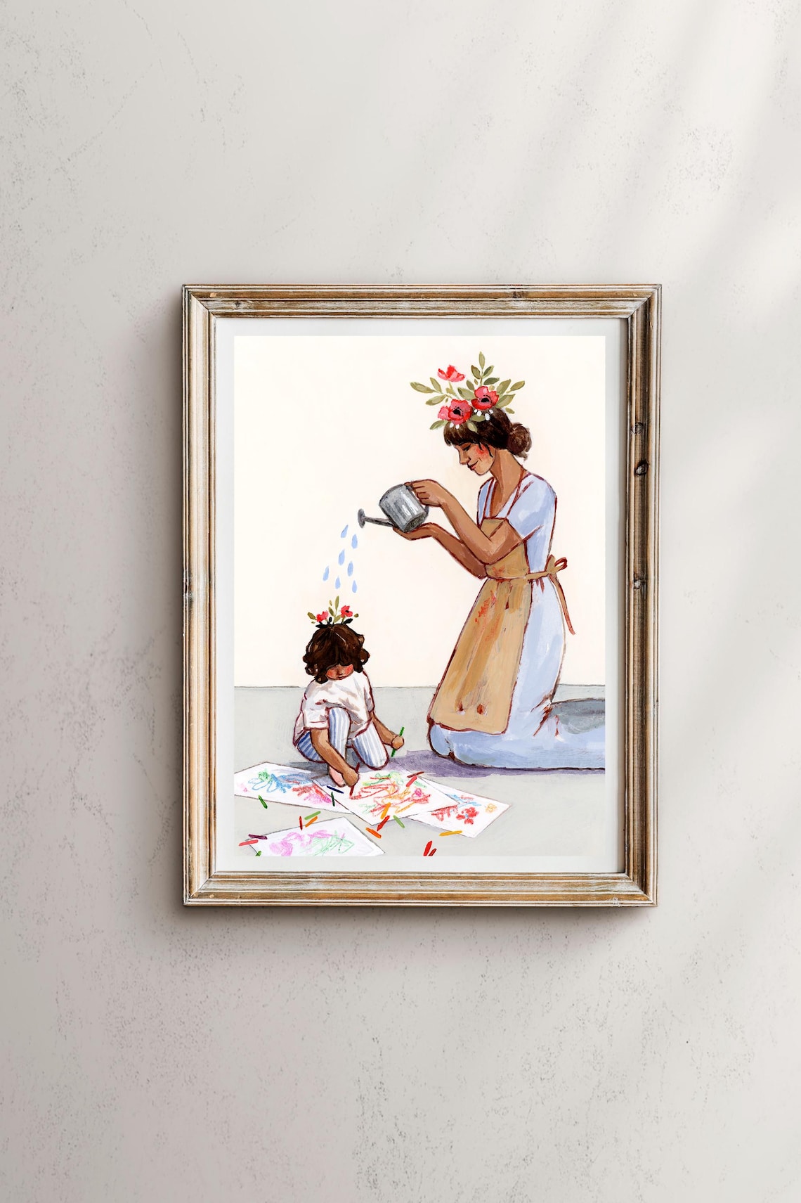 I'll Always Help You Grow, Mom Nursery Art Print