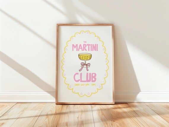 Kitchen Wall Print Art Girl Decor Preppy Food Trendy Girly Prints