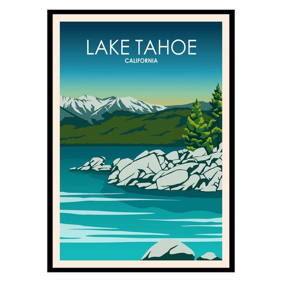 Lake Tahoe Us Poster